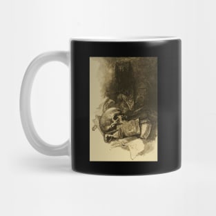 Poe's Raven and Skull Mug